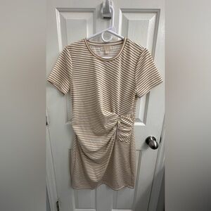 Michael Kors Gold Striped Women's Dress